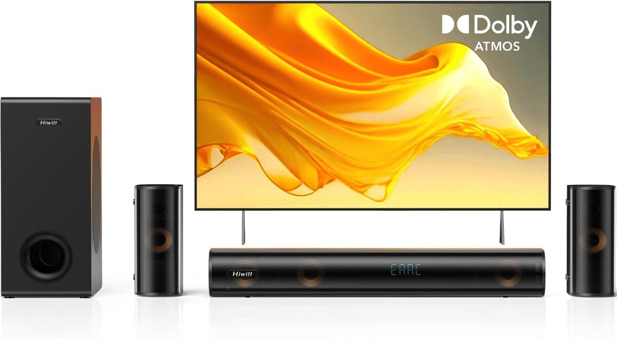 Test : hiwill 5.1CH barre de son TV avec Dolby Atmos et caisson 380W