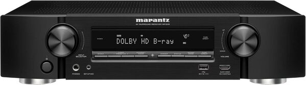 Marantz NR1510 Récepteur AV 5.2 canaux, amplificateur HiFi, HEOS Multiroom, Streaming de Musique, AirPlay 2, Bluetooth, Wi-FI, 6 entrées HDMI, Compatible Alexa - Noir