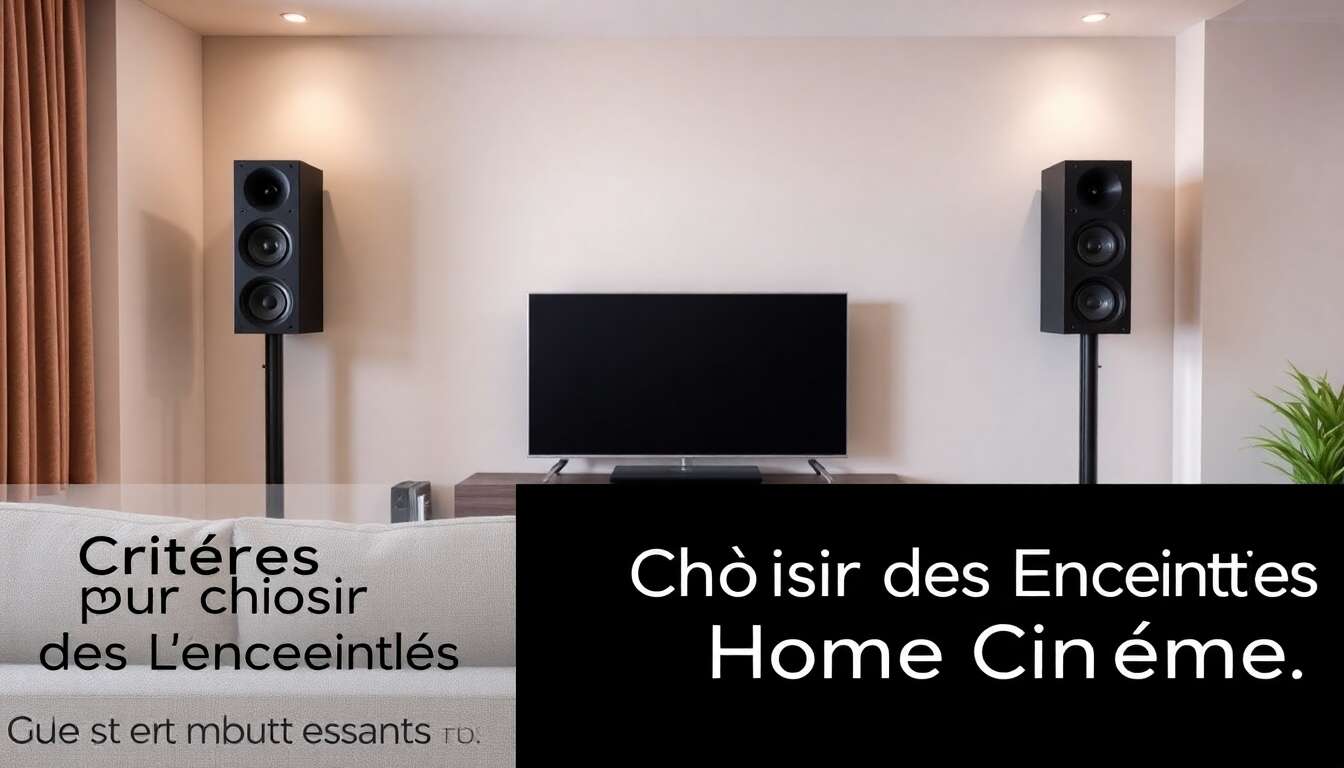 Choisir ses enceintes : les crit&egrave;res &agrave; consid&eacute;rer