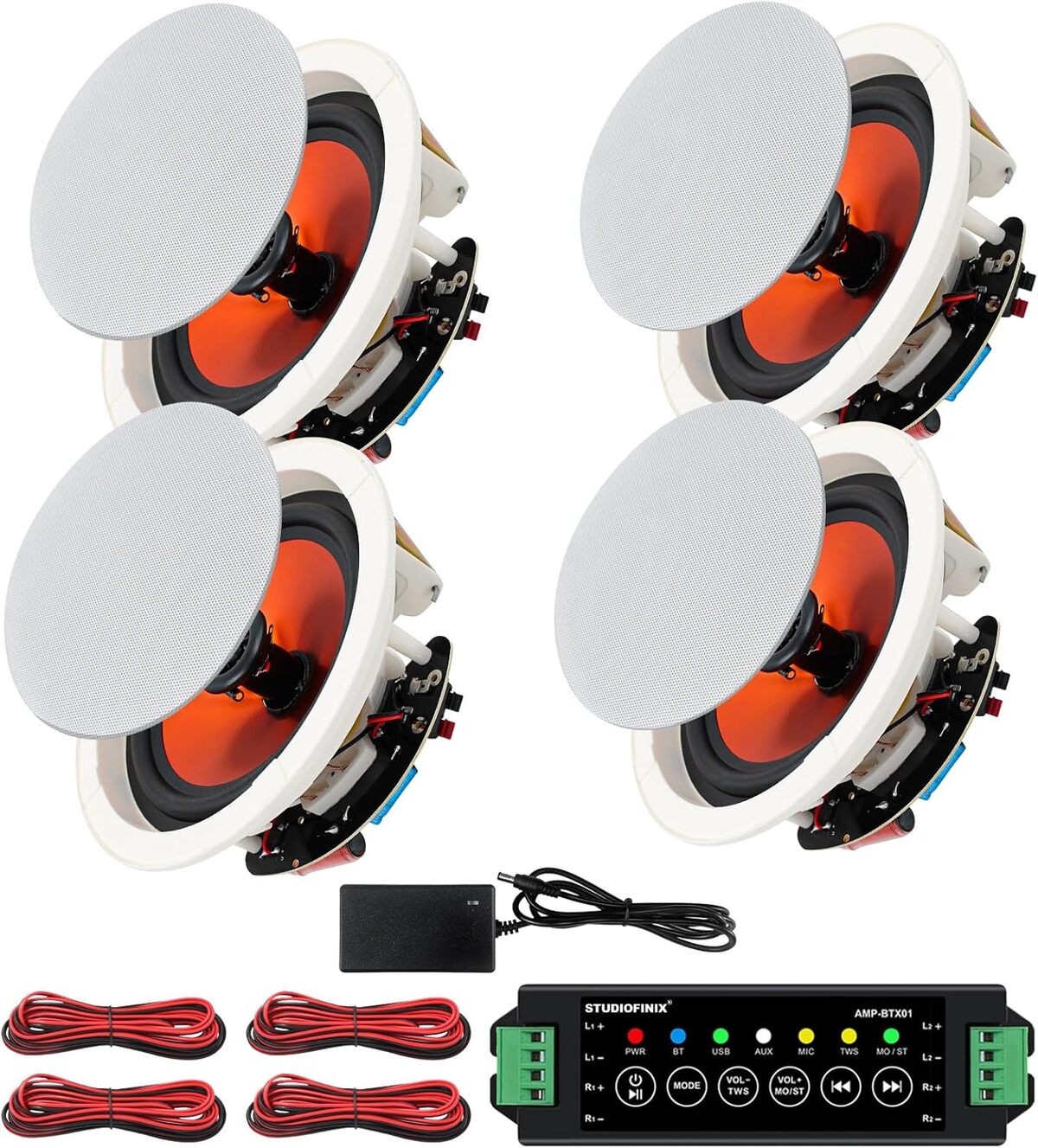 Test des enceintes Bluetooth Studiofinix 6, 5" - 600 W pour intérieur et extérieur