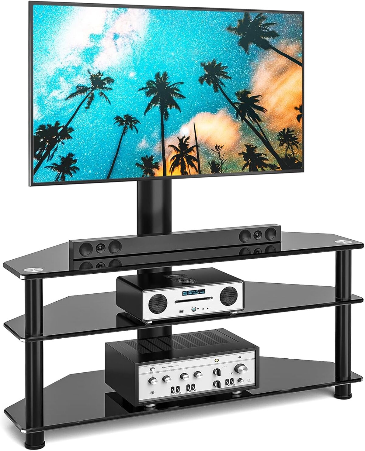 Test du meuble TV RFIVER TW1002 pivotant et réglable