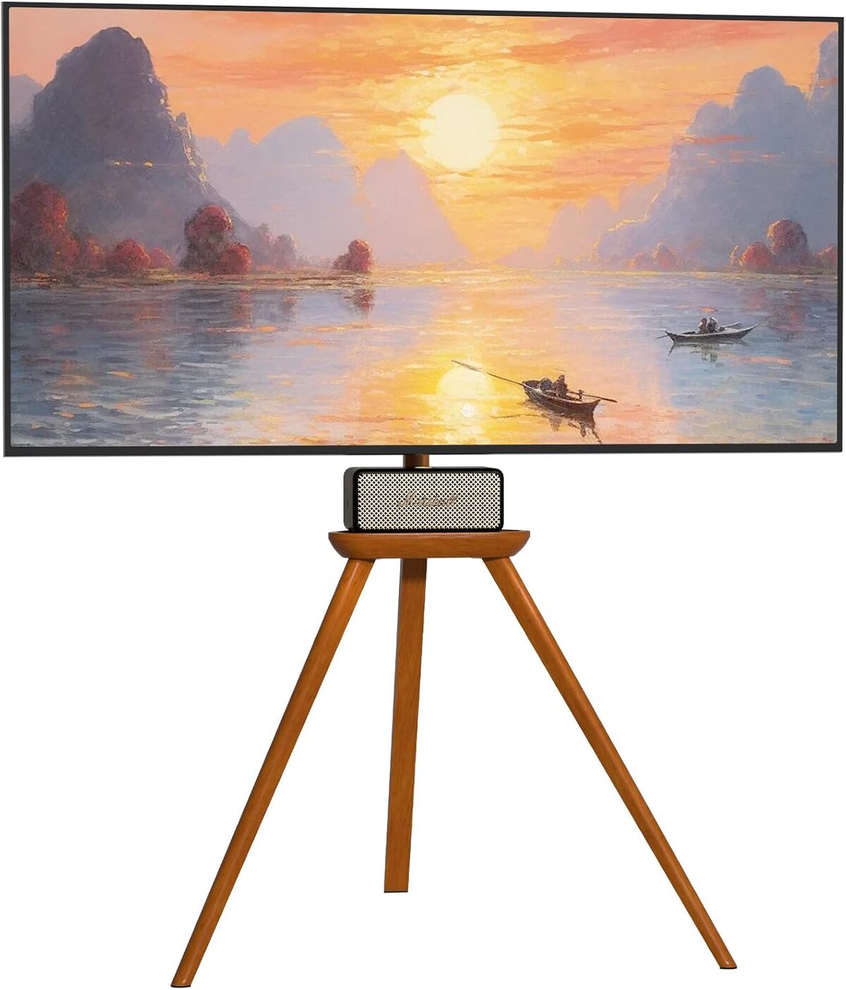 Test du support TV PUTORSEN en bois : polyvalence et élégance