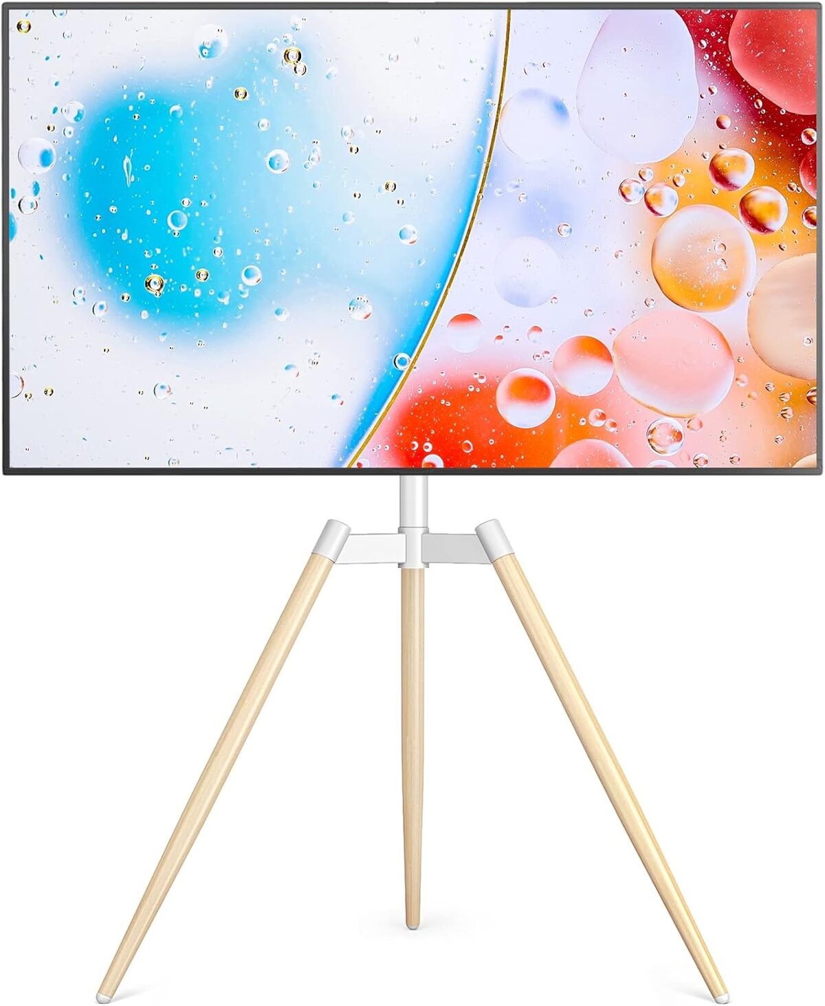 Test du support TV universel RFIVER : trépied easel ajustable et pivotant, écran 32 à 65