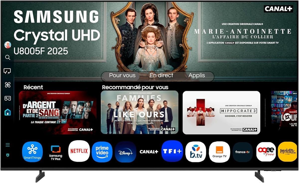 Test : samsung 75U8075F, performance 4K et connectivité optimale