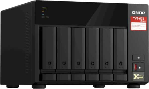 QNAP TVS-675 NAS Tower Ethernet/LAN Noir KX-U6580