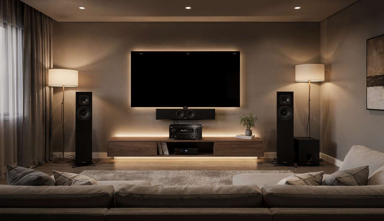 Comment installer un système home cinéma : ampli, audio-vidéo, enceintes passives