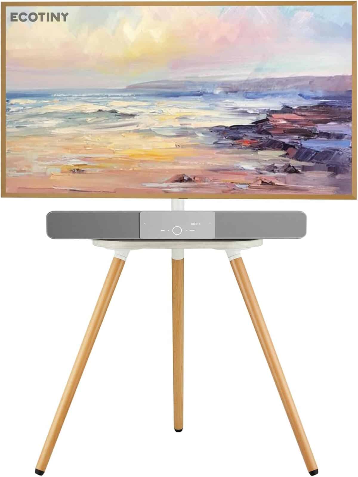 Test du support TV ECOTINY : trépied réglable pour 43-65