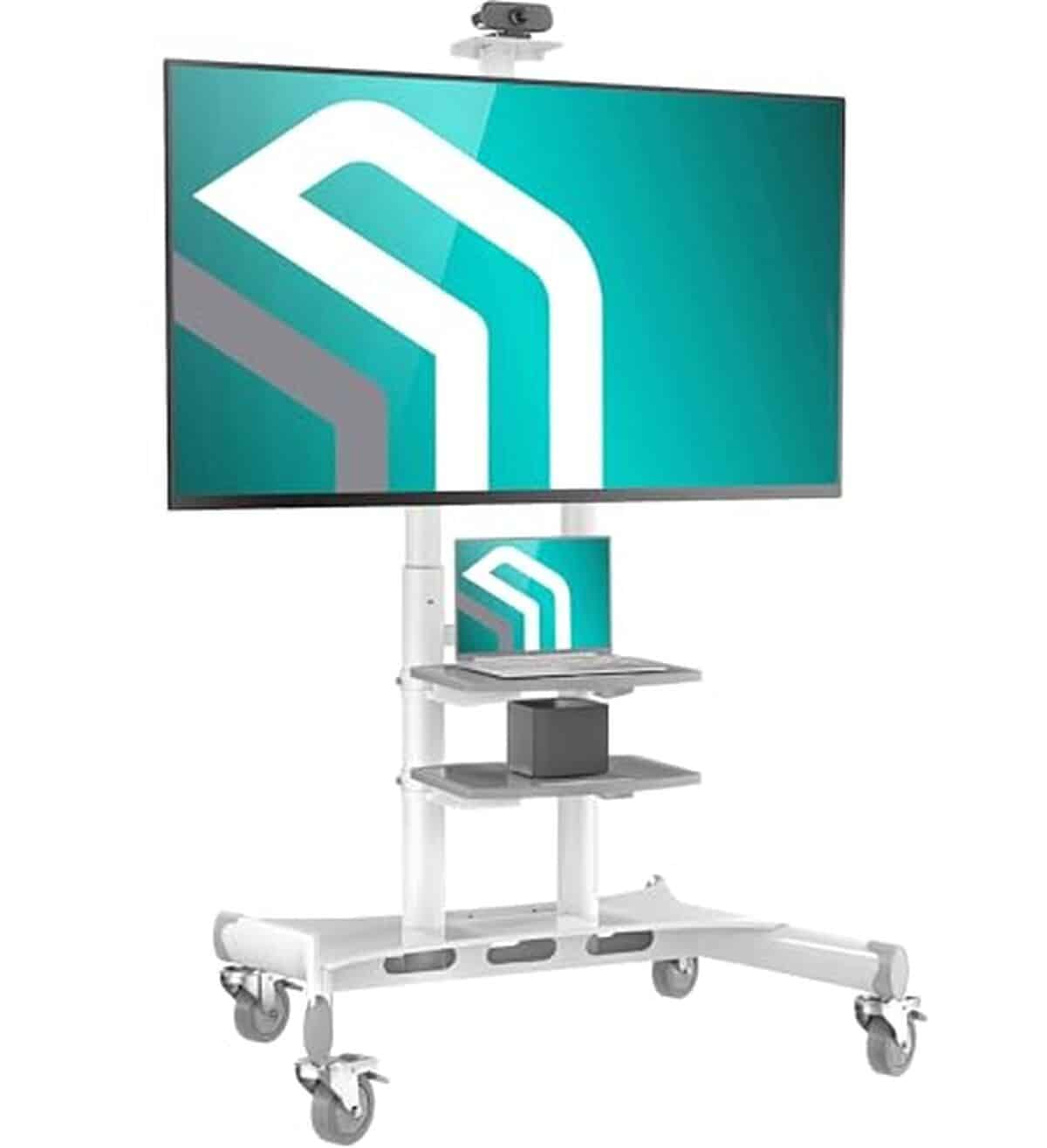 Test : support TV à roulettes ONKRON TS1881-W blanc