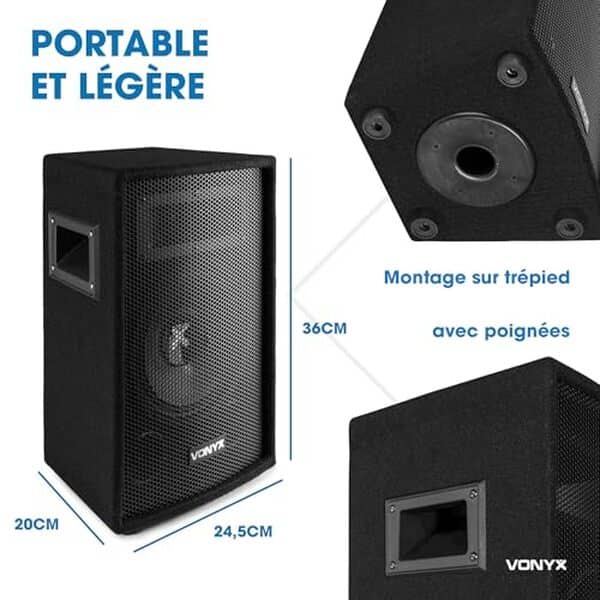 Découvrez les enceintes Vonyx SL6 dans notre test : performance sonore exceptionnelle et design compact pour les audiophiles en quête de puissance et de mobilité