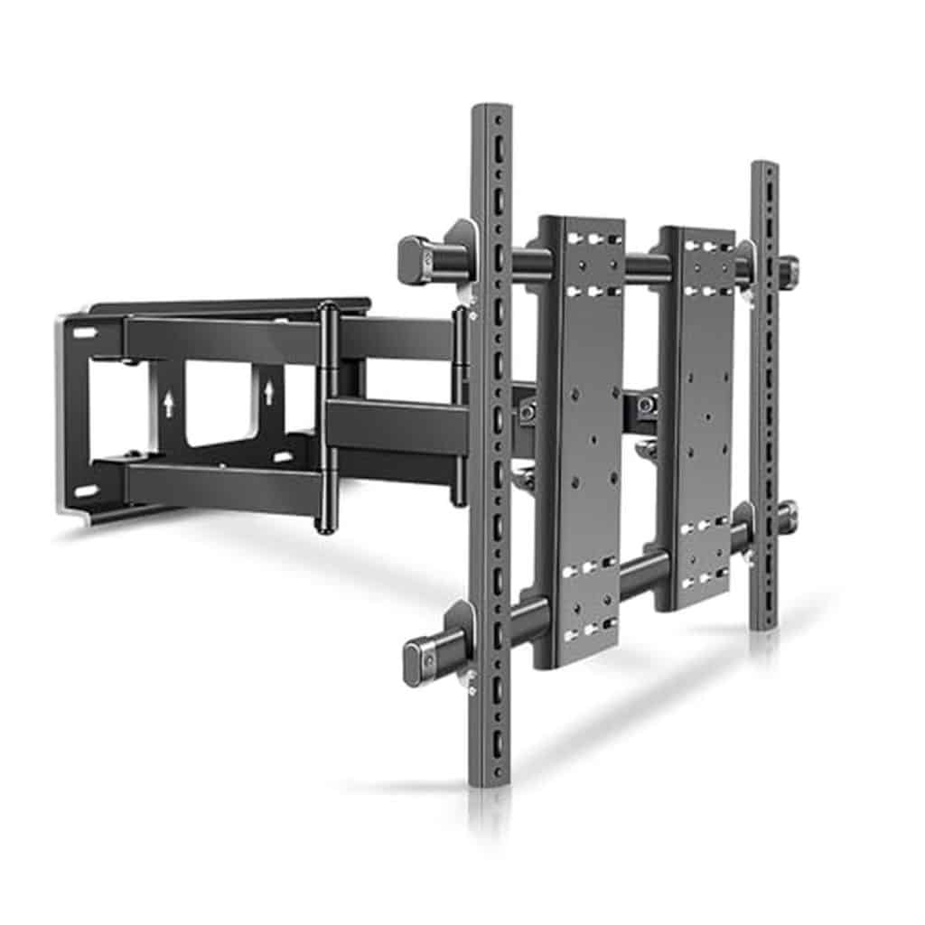 Test : hillport support mural tv DY1000 coulissant et stable pour 75-120 pouces