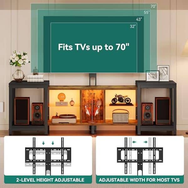 Découvrez notre test du meuble TV extensible YITAHOME avec LED intégré et support réglable : design moderne, fonctionnalité et éclairage innovant pour un séjour stylé.