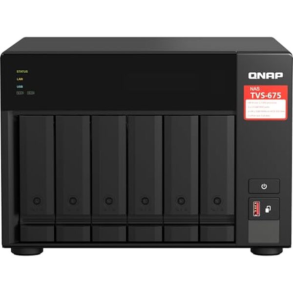 Découvrez notre analyse détaillée du NAS QNAP TVS-675-8G, un modèle 6 baies performant alliant efficacité et robustesse pour optimiser votre stockage de données.
