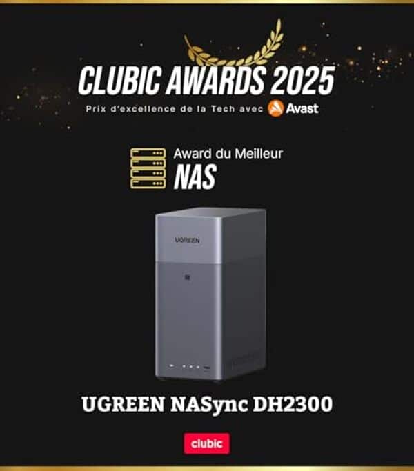 Découvrez le NAS uGREEN NASync DH2300 : une solution facile d'utilisation, idéale pour les novices en stockage de données, avec une performance remarquable et une configuration simplifiée.