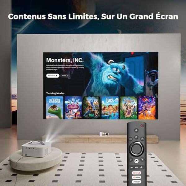 Découvrez le test complet du vidéoprojecteur 4K Lisowod et transformez votre salon en home cinéma de rêve avec une qualité d'image saisissante et une immersion totale.