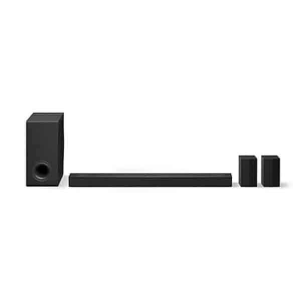 Découvrez la barre de son LG S80TR avec sa puissance de 580W et son système 5.1.3 pour une expérience audio immersive. Analyse complète de la qualité sonore en noir élégance.