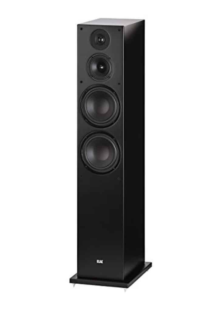 Test : elac FS 78, enceinte sur pied noir satin mat