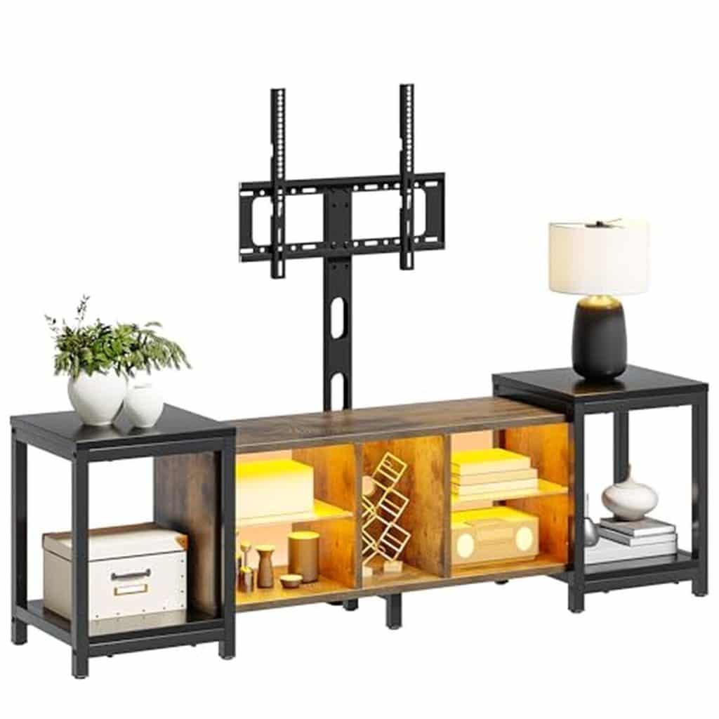 Test : meuble TV extensible YITAHOME avec LED et support réglable