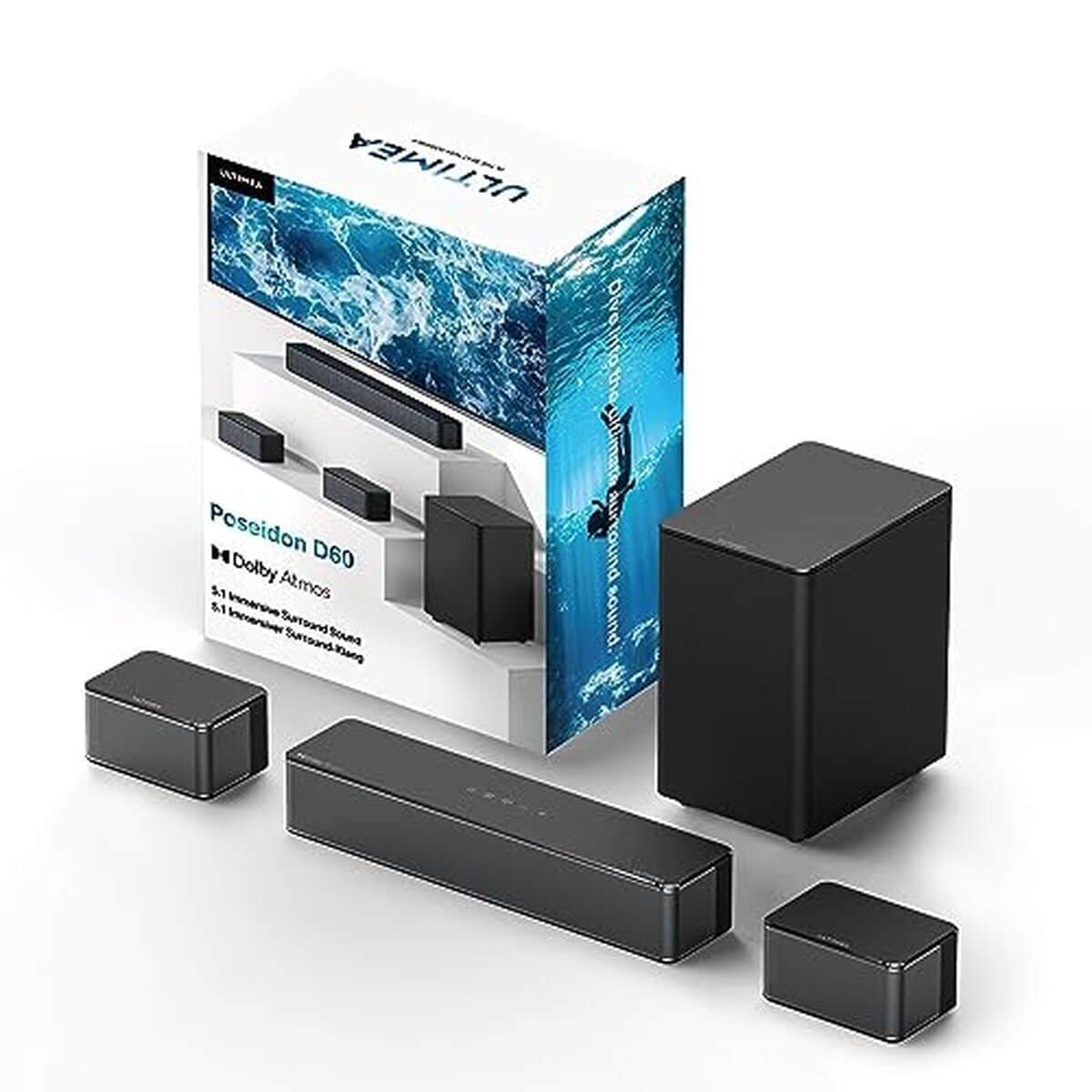 Test Ultimea Poseidon D60 : barre de son dolby atmos 5.1