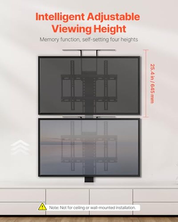 Découvrez notre analyse du support TV motorisé VEVOR : un modèle alliant efficacité et robustesse pour une installation télévisuelle optimale. Profitez d'une expérience visuelle inégalée avec cette solution réglable et fiable.