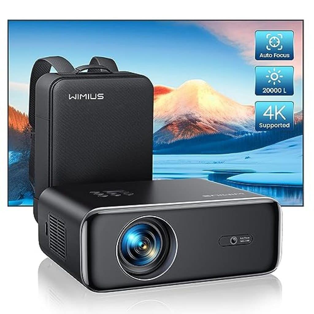 Test du vidéoprojecteur 4K WiMiUS : auto focus et keystone puissant