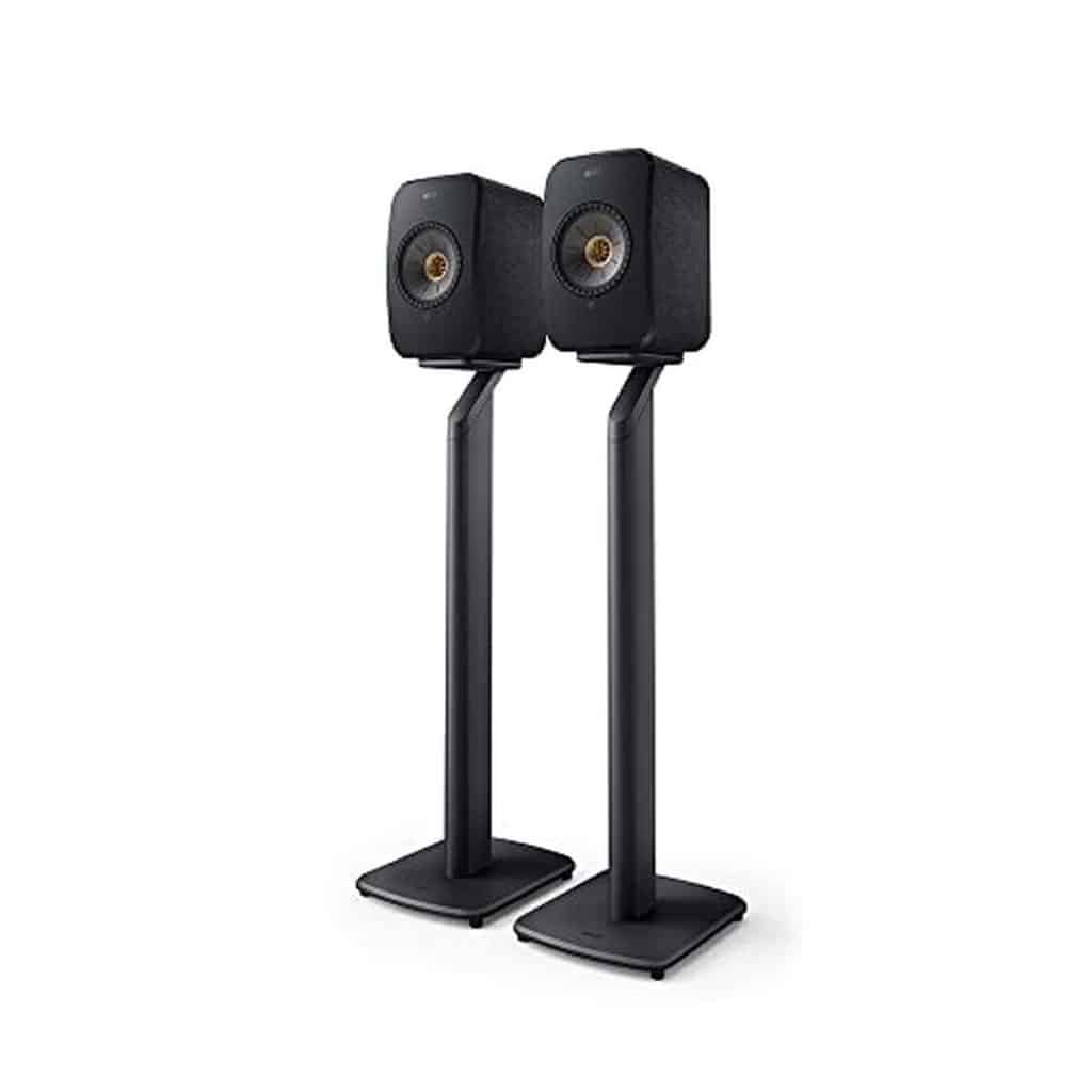 Test : pieds d'enceinte kef LSX II S1, élégants et pratiques
