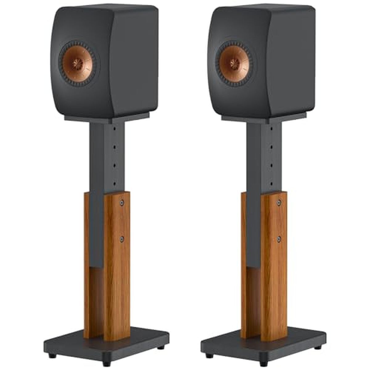 Test : supports d'enceintes réglables kef ls50 meta